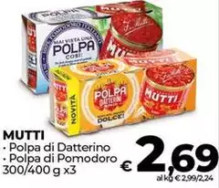 Mutti - Polpa Di Datterino