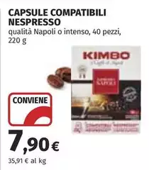 Kimbo - Capsule Compatibili Nespresso Kimbo - Capsule Compatibili Nespresso
