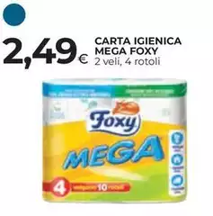Foxy - Carta Igienica Mega Foxy - Carta Igienica Mega
