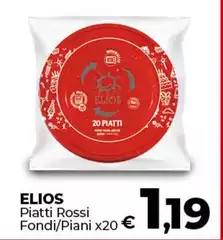 Elios - Piatti Rossi Fondi/Piani Elios - Piatti Rossi Fondi/Piani