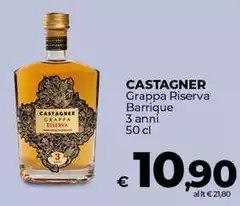 Castagner - Grappa Riserva Barrique 3 Anni Castagner - Grappa Riserva Barrique 3 Anni