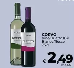 Corvo - Vino Duetto IGP Bianco/Rosso Corvo - Vino Duetto IGP Bianco/Rosso