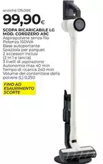 LG - Scopa Ricaricabile I.G Mod. Cordzero ASC LG - Scopa Ricaricabile I.G Mod. Cordzero ASC