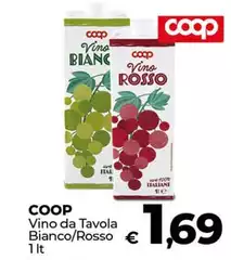 Coop - Vino Da Tavola Bianco/Rosso Coop - Vino Da Tavola Bianco/Rosso