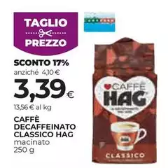 Hag - Caffè Decaffeinato Classico Hag - Caffè Decaffeinato Classico