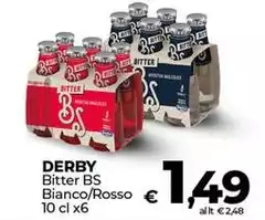 Derby - Bitter Bs Bianco/Rosso Derby - Bitter Bs Bianco/Rosso