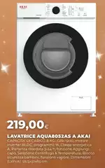 Akai - Lavatrice Aqua805azas A Akai - Lavatrice Aqua805azas A