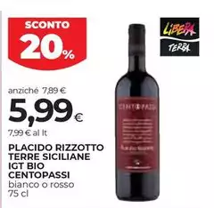 Centopassi - Placido Rizzotto Terre Siciliane IGT Bio Centopassi - Placido Rizzotto Terre Siciliane IGT Bio