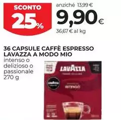 Lavazza - 36 Capsule Caffè Espresso A Modo Mio