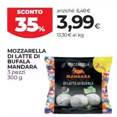 Mandara - Mozzarella Di Latte Di Bufala Mandara - Mozzarella Di Latte Di Bufala