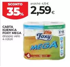 Foxy - Carta Igienica Mega Foxy - Carta Igienica Mega