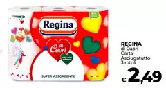 Regina - Carta Asciugatutto 3 Rotoli Regina - Carta Asciugatutto 3 Rotoli