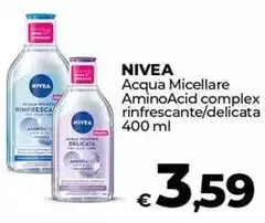 Nivea - Acqua Micellare AminoAcid Complex Rinfrescante/Delicata Nivea - Acqua Micellare AminoAcid Complex Rinfrescante/Delicata