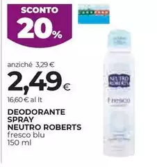 Neutro Roberts - Deodorante Spray Neutro Roberts - Deodorante Spray