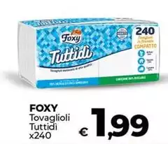 Foxy - Tovaglioli Tuttidi Foxy - Tovaglioli Tuttidi