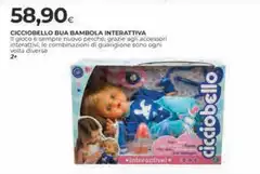Cicciobello - Biciciobello Bua Bambola Interattiva Cicciobello - Biciciobello Bua Bambola Interattiva
