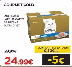 Purina - Gourmet Gold Multipack Lattina Gatto Purina - Gourmet Gold Multipack Lattina Gatto