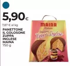 Maina - Panettone Il Golosone Zuppa Inglese Maina - Panettone Il Golosone Zuppa Inglese