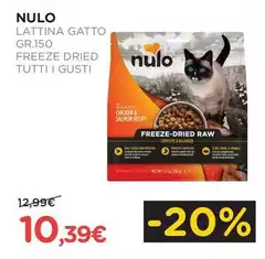 Nulo - Lattina Gatto Freeze Dried Nulo - Lattina Gatto Freeze Dried