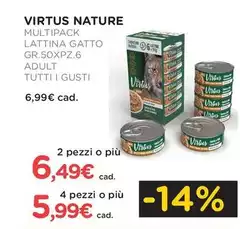 Virtus - Nature Multipack Lattina Gatto Adult Virtus - Nature Multipack Lattina Gatto Adult