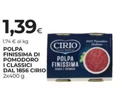 Cirio - Polpa Finissima Di Pomodoro I Classici Dal 1856
