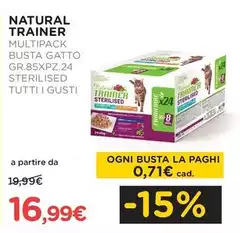 Natural Trainer - Multipack Busta Gatto Sterilised Natural Trainer - Multipack Busta Gatto Sterilised