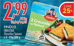 Findus - Croccole Classiche/ Spinaci Findus - Croccole Classiche/ Spinaci