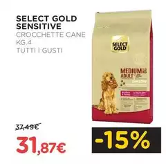 Select Gold - Sensitive Crocchette Cane Select Gold - Sensitive Crocchette Cane