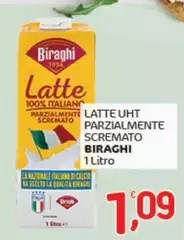 Biraghi - Latte UHT Parzialmente Scremato Biraghi - Latte UHT Parzialmente Scremato