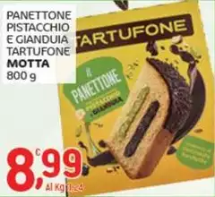 Motta - Panettone Pistacchio E Gianduia Tartufone Motta - Panettone Pistacchio E Gianduia Tartufone