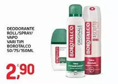 Borotalco - Deodorante Roll/Spray/Vapo