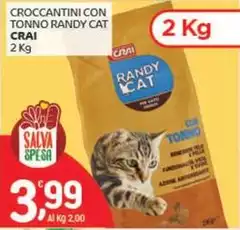 Crai - Croccantini Con Tonno Randy Cat Crai - Croccantini Con Tonno Randy Cat