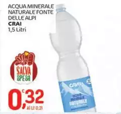 Crai - Acqua Minerale Naturale Fonte Delle Alpi Crai - Acqua Minerale Naturale Fonte Delle Alpi