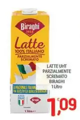 Biraghi - Latte Uht Parzialmente Scremato Biraghi - Latte Uht Parzialmente Scremato
