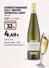 Cavit - Gewürztraminer D.O.C. Mastri Vernacoli Cavit - Gewürztraminer D.O.C. Mastri Vernacoli