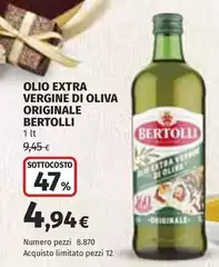 Bertolli - Olio Extra Vergine Di Oliva Originale Bertolli - Olio Extra Vergine Di Oliva Originale