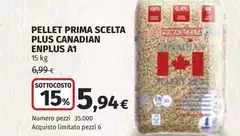 Prima Scelta - Pellet Plus Canadian Enplus A Prima Scelta - Pellet Plus Canadian Enplus A