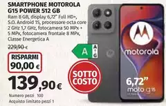 Motorola - Smartphone G15 Power 512 Gb Motorola - Smartphone G15 Power 512 Gb