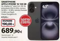 Apple - Smartphone Iphone 16 128 Gb Apple - Smartphone Iphone 16 128 Gb