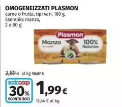 Plasmon - Omogeneizzati Plasmon - Omogeneizzati