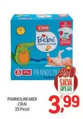 Crai - Pannolini Midi Crai - Pannolini Midi