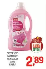 Crai - Detersivo Lavatrice Classico Crai - Detersivo Lavatrice Classico