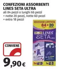 Lines - Confezioni Assorbenti Seta Ultra Lines - Confezioni Assorbenti Seta Ultra