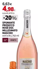Millesimato - Spumante Prosecco Rose DOC Millesimato - Spumante Prosecco Rose DOC