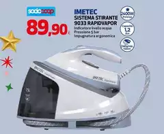 Imetec - Sistema Stirante 9033 Rapidvapor Imetec - Sistema Stirante 9033 Rapidvapor