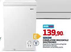 Sekom - Congelatore Orizzontale SHSC969SWEO Sekom - Congelatore Orizzontale SHSC969SWEO