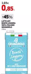 Granarolo - Latte Uht Bontà Leggera 100% Italiano Granarolo - Latte Uht Bontà Leggera 100% Italiano