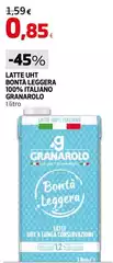 Granarolo - Latte Uht Bontà Leggera 100% Italiano Granarolo - Latte Uht Bontà Leggera 100% Italiano