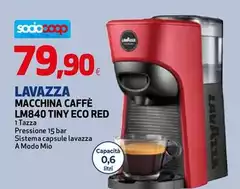 Lavazza - Macchina Caffè Lm840 Tiny Eco Red