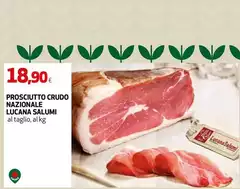 Lucana salumi - Prosciutto Crudo Nazionale Lucana salumi - Prosciutto Crudo Nazionale